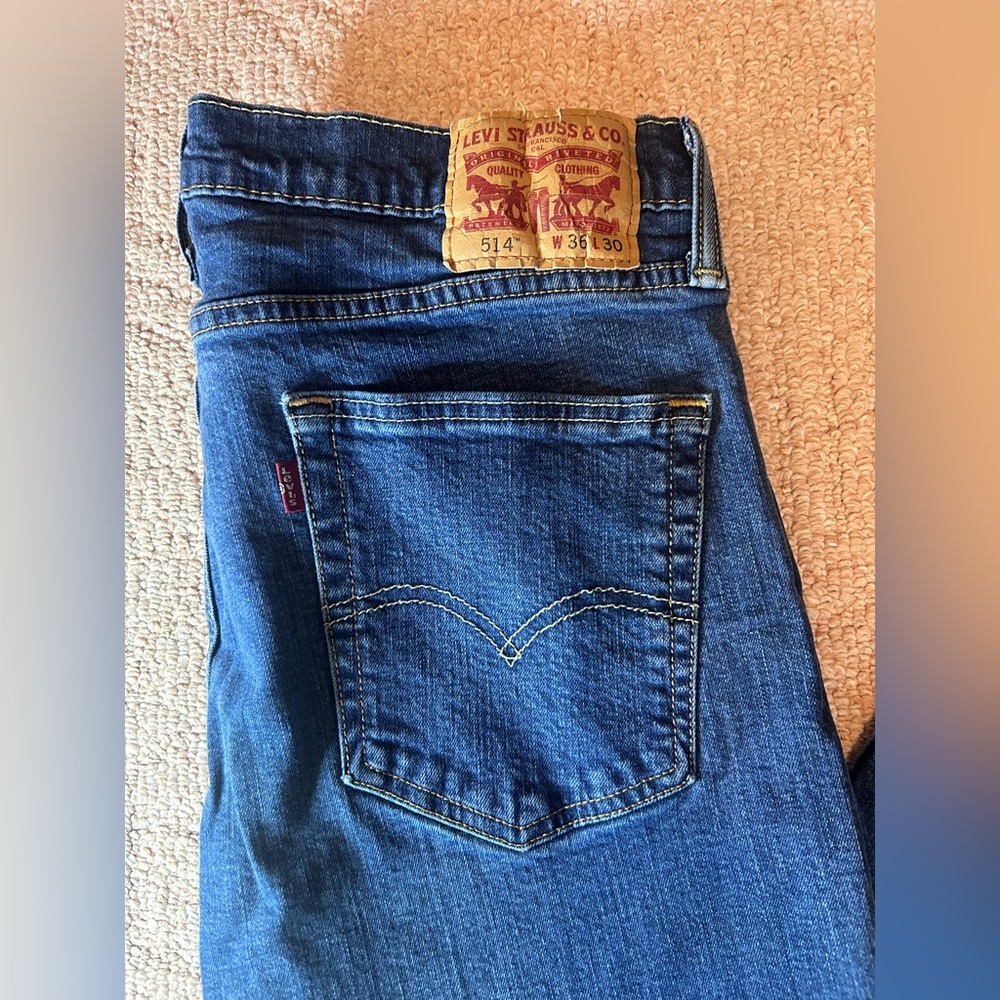 Levi's 514 Men's Blue Jeans -36